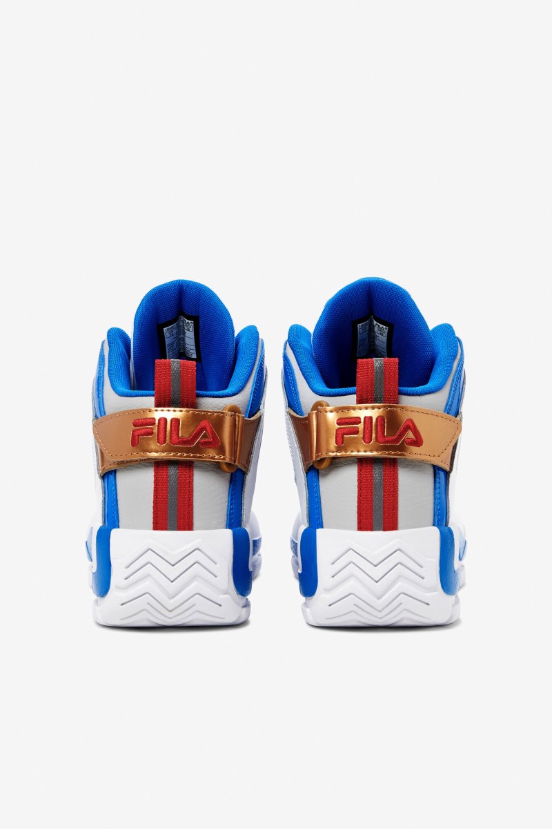 Férfi Fila Grant Hill 2 Sportcipő Fehér Kék Citrom Magyarország | HU-103885