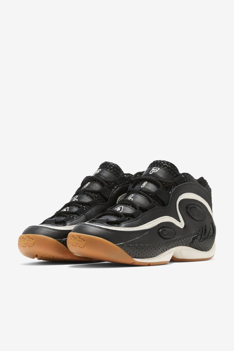 Férfi Fila Grant Hill 3 Woven Sportcipő Fekete Magyarország | HU-118252