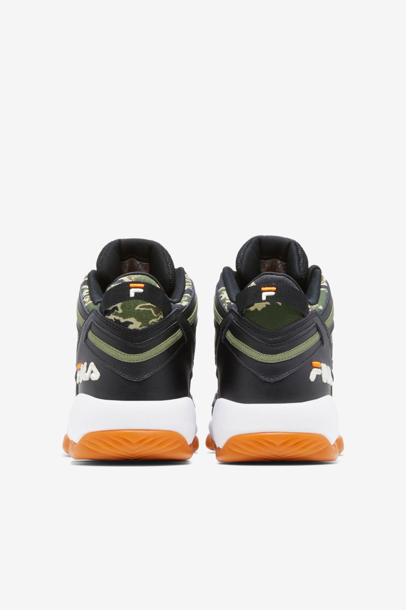 Férfi Fila Stackhouse Spaghetti Camo Cipő Fekete Fehér Zöld Magyarország | HU-140205