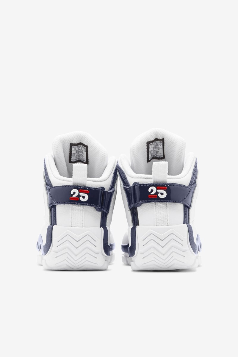 Gyerek Fila Big Kids' Grant Hill 2 25th Anniversary Edition Sportcipő Fehér Sötétkék Piros Magyarország | HU-182307